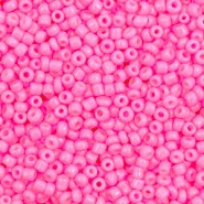 Seed beads ± 2mm Carmine pink